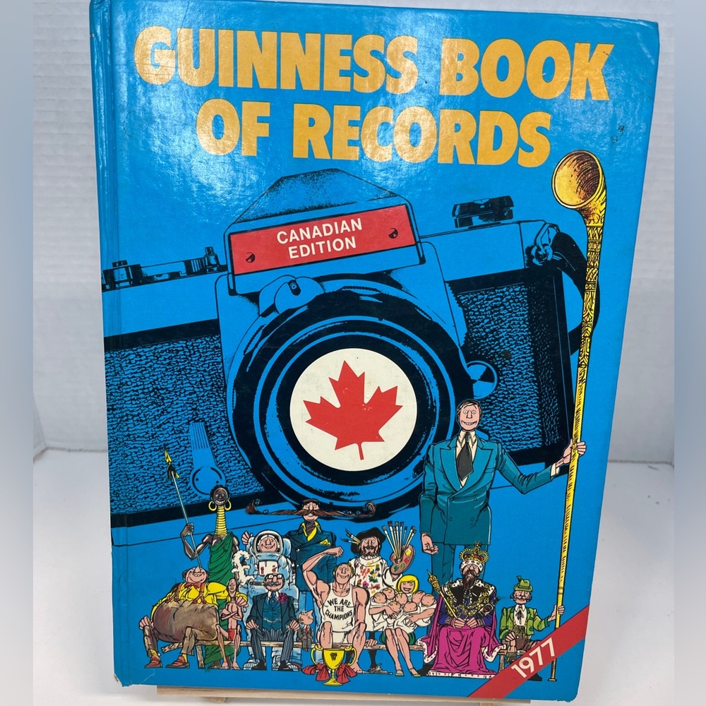 Vintage Collectible 1977 Guiness book of records!
